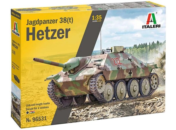 Jagdpanzer 38(t) Hetzer Italeri 1:35 Byggsats 