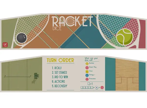 Racket Dice Brädspel 
