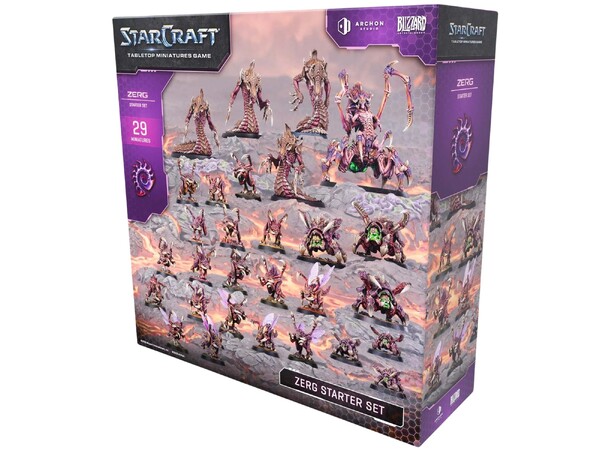 Starcraft Zerg Starter Set Tabletop Miniatures Game 