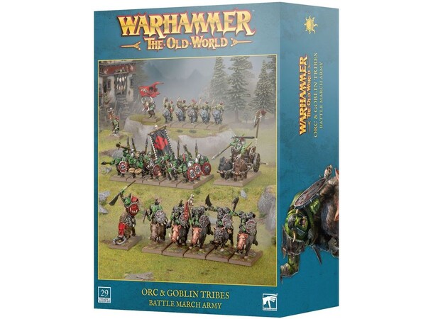 Orc & Goblin Tribes Battle March Army Warhammer The Old World 