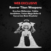Reaver Titan Weapons Graviton Obliterato The Horus Heresy - Legions Imperialis