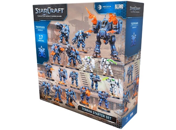 Starcraft Terran Starter Set Tabletop Miniatures Game 