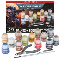 Warhammer 40K Paints + Tools Set 
