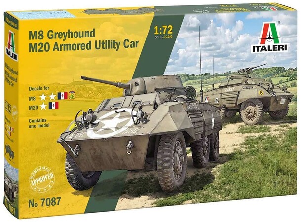 M8 Greyhound / M20 Armored Card Italeri 1:72 Byggsats 