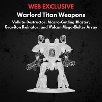 Warlord Titan Weapons Volkite Destructor The Horus Heresy - Legions Imperialis