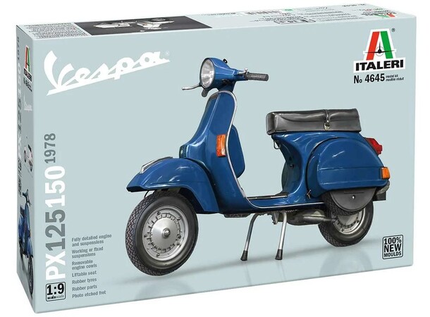 Vespa PX 125/150 1978 Italeri 1:9 Byggsats 
