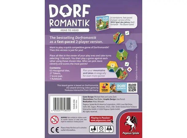 Dorfromantik Head to Head Brädspel 