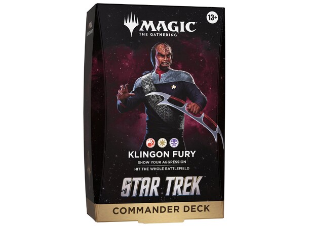 Magic Star Trek Commander Deck #3 Klingon Fury 