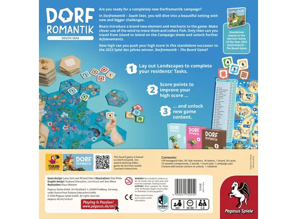 Dorfromantik The South Seas Brädspel 