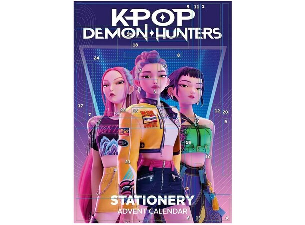 K-Pop Demon Hunters Julkalender 2027 Advent Calendar 