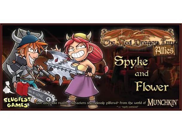 Red Dragon Inn Allies Spyke and Flower Kortspel 