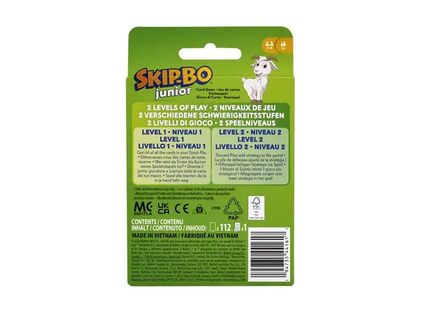 #Skip-Bo Junior Refresh Kortspill 