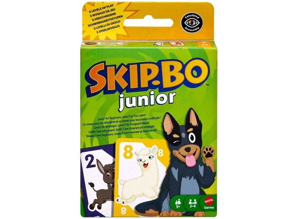 #Skip-Bo Junior Refresh Kortspill 