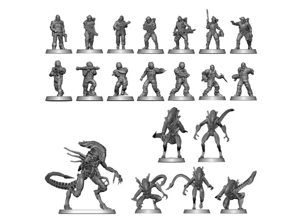 Alien RPG Operation Leading Edge Minis Miniature Set 