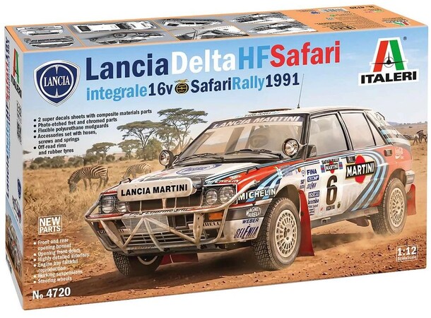 Lancia Delta Integrale Safari Italeri 1:12 Byggsats 