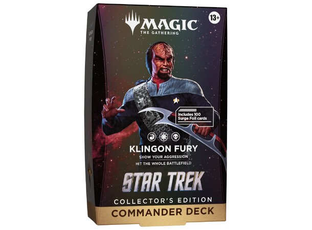 Magic Star Trek Commander Deck #3 CE Klingon Fury - Collector's Edition 
