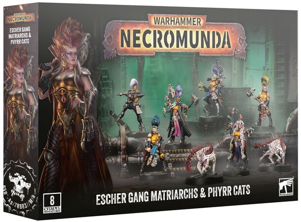 Necromunda Escher Gang Matriarchs Phyrr Cats - Necromunda Skirmish 