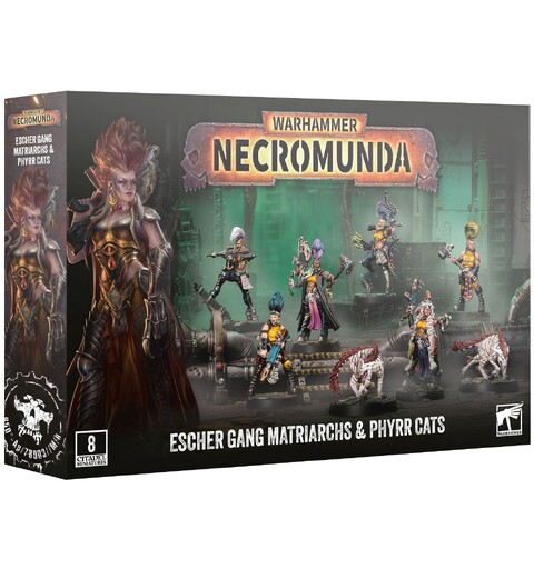 Necromunda Escher Gang Matriarchs Phyrr Cats - Necromunda Skirmish