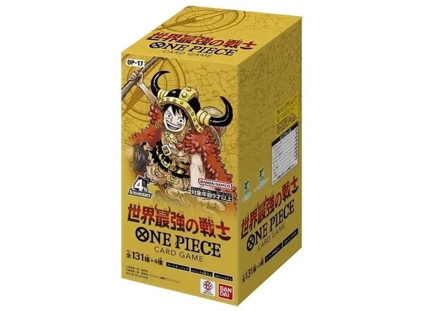 One Piece OP-17 Booster Box - JAPANSK The World's Strongest Warriors 