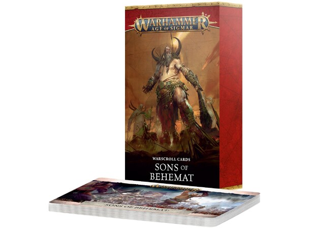 Sons of Behemat Warscroll Cards Warhammer Age of Sigmar 
