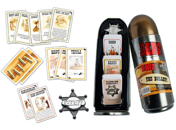 Bang! The Bullet Special Ed Kortspel Huvudspel + 3 expansioner + extra kort 