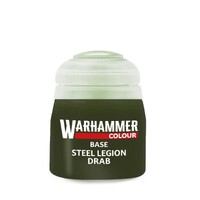 Warhammer Colour Base Steel Legion Drab Tidigare Citadel Colour