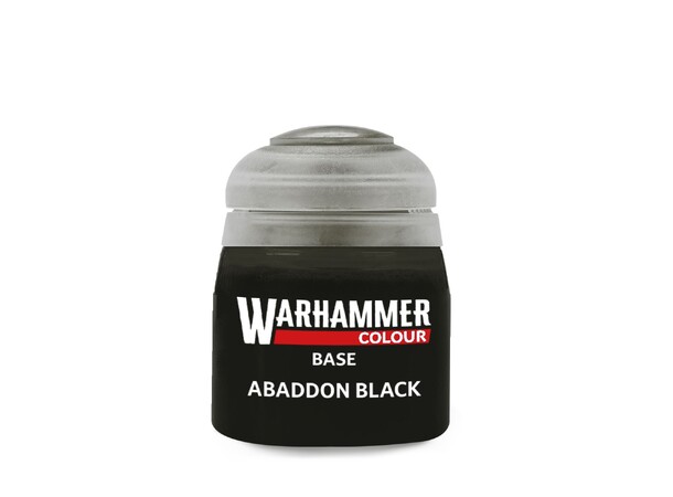 Warhammer Colour Base Abaddon Black Tidigare Citadel Colour 