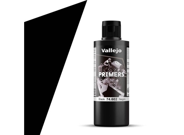 Vallejo Primer Black 200ml 
