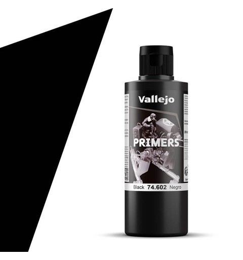 Vallejo Surface Primer Black/ Sort 200ml