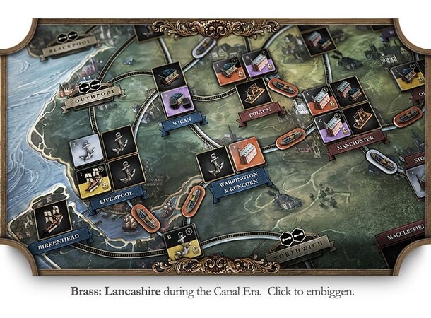 Brass Lancashire Brädspel 