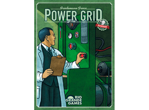 Power Grid Brädspel Recharged Version 