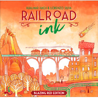 Railroad Ink Blazing Red Ed Brädspel 