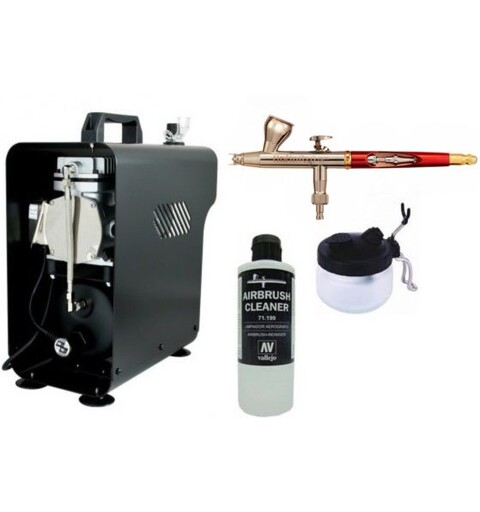 Airbrush Startpakke DELUXE - Komplett Alt du trenger for å komme igang