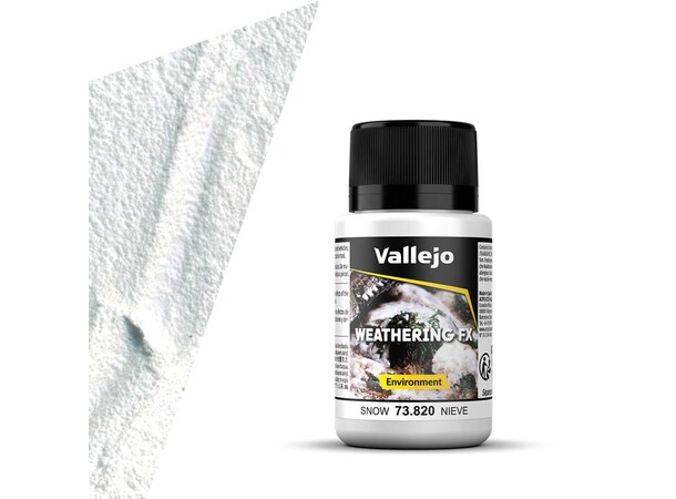 Vallejo Environment Snow - 40ml Weathering Effects - Acrylic 