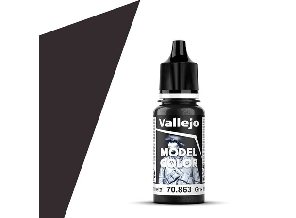 Vallejo Model Color Gunmetal 