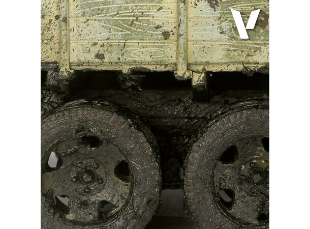 Vallejo Texture Black Mud 200ml Thick Mud Texture Acrylic 