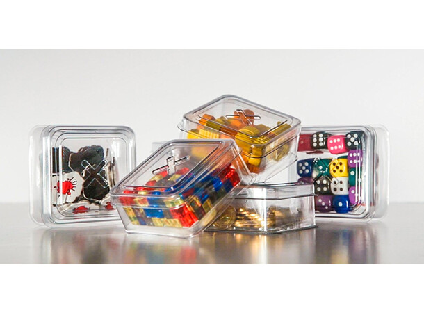 Geekbox Token Holder Regular - 3 st Förvaringslåda för brickar/tärningar++. 