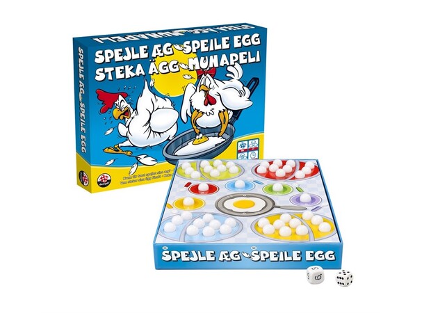 Steka Ägg Brädspel Vem får sina ägg speglade först? 