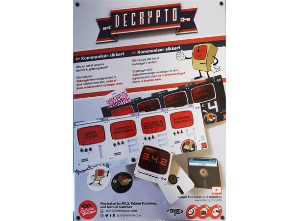 Decrypto Kortspill (Norsk) 