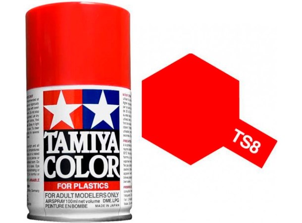 Tamiya Airspray TS-8 Italian Red Tamiya 85008 - 100ml 