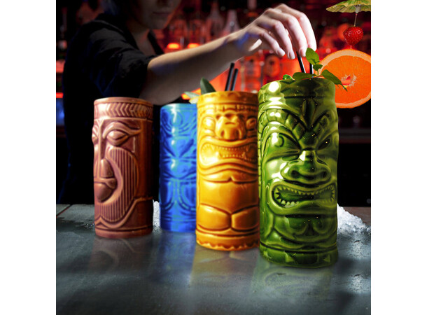 Tiki Mugs Koppar - 4 st 