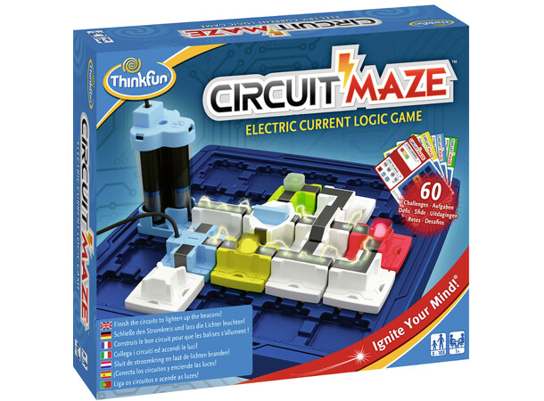 Circuit Maze Hjärngympa Brädspel 60 utmanande uppgifter 