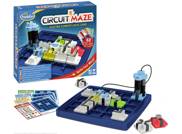 Circuit Maze Hjärngympa Brädspel 60 utmanande uppgifter 
