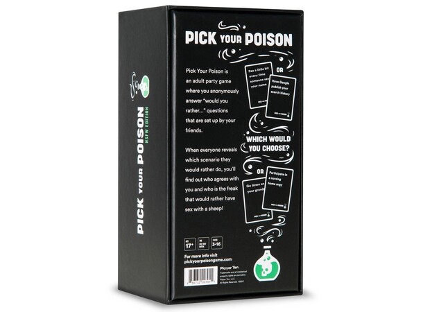 Pick Your Poison After Dark Ed Kortspel 
