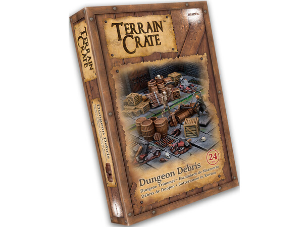 Terrain Crate Dungeon Debris Från Mantic Games - 24 delar 