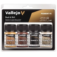 Vallejo Pigment Set Dust & Dirt 