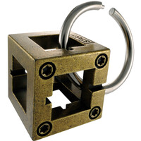 Cast Puzzle 2/6 Box Hjärngympa i metall Svårighetsgrad 2/6