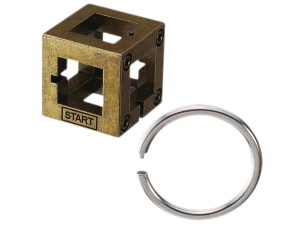 Cast Puzzle 2/6 Box Hjärngympa i metall Svårighetsgrad 2/6 
