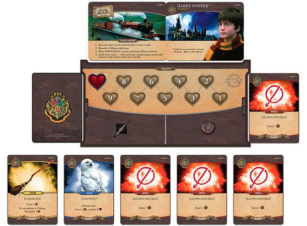 Harry Potter Hogwarts Battle Brädspel Deck-Building Game 