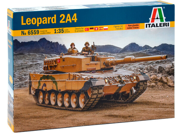 Leopard 2A4 Italeri 1:35 Byggsats 